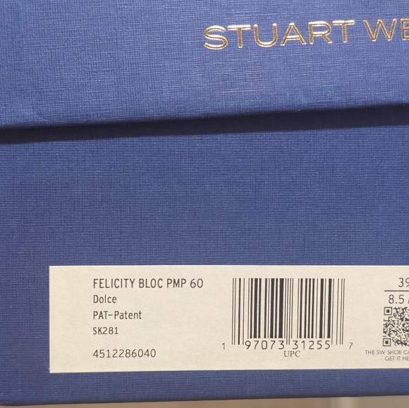 Stuart Weitzman FELICITY BLOCK PUMP 60 Nude Bow Block Heels Narrow 8.5 AA - Picture 12 of 12